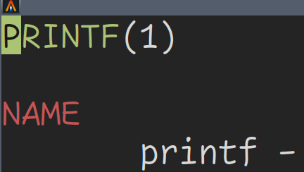 mauvais printf